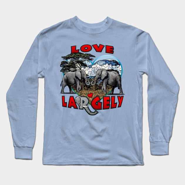 Love Largely Long Sleeve T-Shirt by ImpArtbyTorg